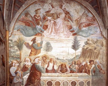 Assomption de la Vierge Benozzo Gozzoli Peinture à l'huile